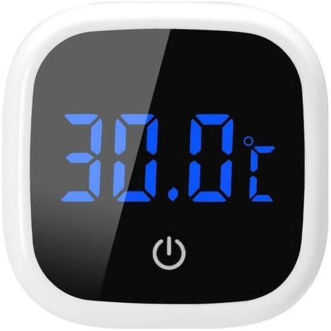 Digitales Aquariumthermometer, Mini-Aquariumthermometer mit Touchscreen, LED-Anzeige, kabelloses Wasserthermometer für Meerwasser-, Süßwasser- und Aquarien (1/4)
