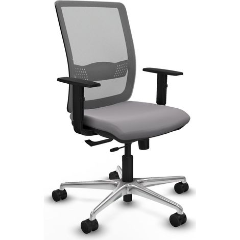 Silla de oficina piqueras y crespo Haches crema soporte lumbar (1/2)