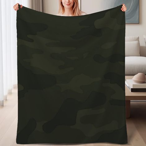 Couverture de lit en polaire, douce et chaude en microfibre pour le printemps, décoration de chambre à coucher, cadeau pour femmes et hommes, 6080 pouces (1/4)