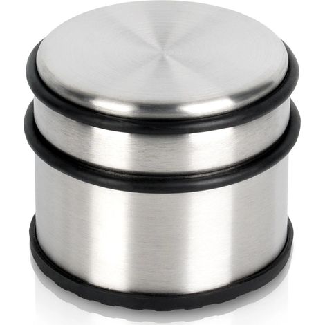 Bloque-porte en acier inoxydable argent 9,5 cm