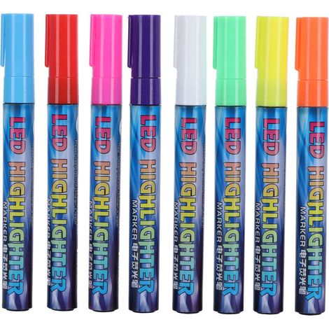 Stylo de Marquage Apiculteur 8 Pièces Stylo de Marquage en Matière Plastique 8 Couleurs, Adapté pour Marquer la Nouvelle Reine des Abeilles pour Faciliter la Recherche de Fournitures D'apiculteur (1/5)