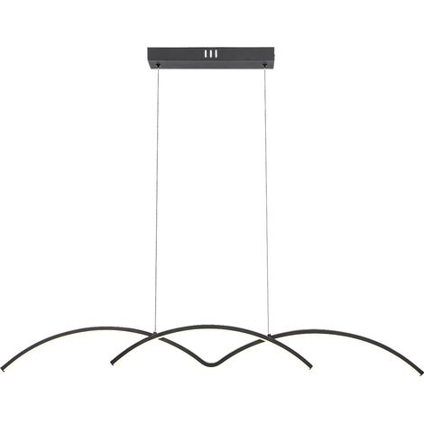 Suspension LED métal 40W 4000K noire River Rabalux (1/4)