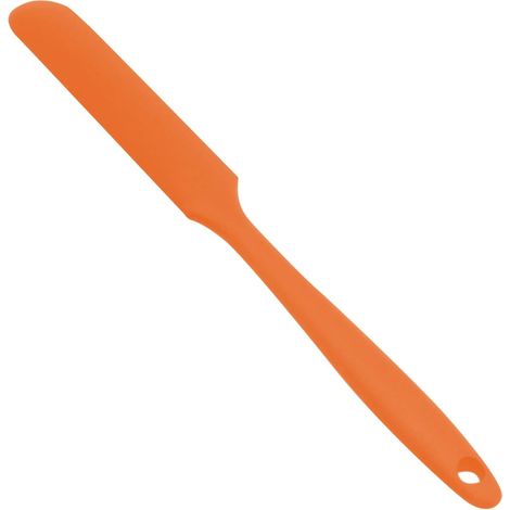 Spatule en silicone, sans BPA et résistante à la chaleur jusqu'à 250 °C, spatule de cuisine antiadhésive en caoutchouc pour cuisiner, pâtisser et mélanger (noire, spatule en silicone, taille XS) (1/5)