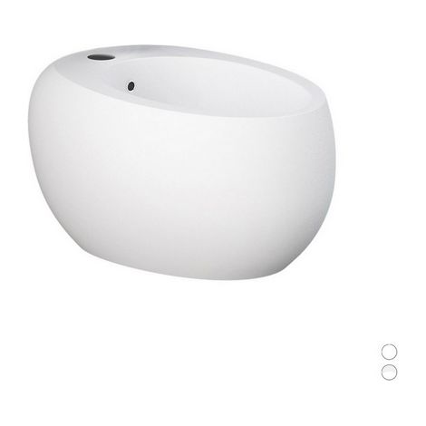 Bidet suspendu à fixation cachée - Blanc Alpin (1/2)