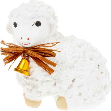 Agnello pasquale per cestino, alto 6,5 cm