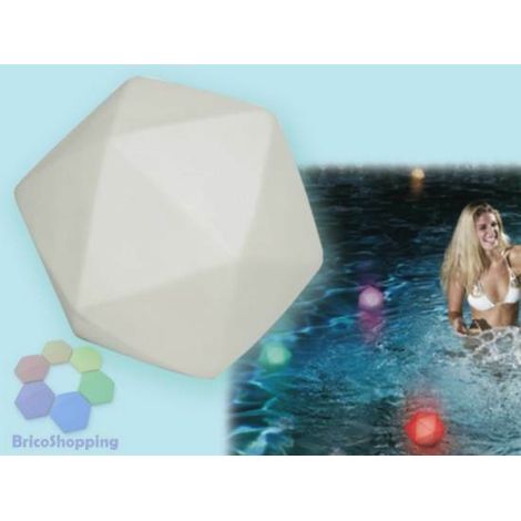 Coppia Luci Galleggiante Led Piscina Bestway Da Appoggio O Appendibile