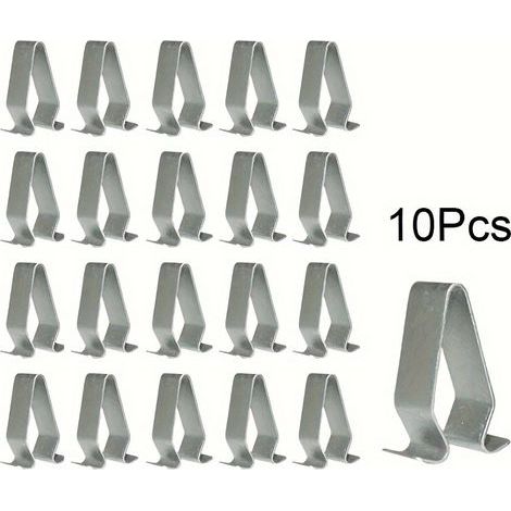 10 clips de garniture de porte de voiture en métal robuste, adaptés aux fixations automobiles de 22 mm pour Golf 6, compatibles avec AUDI A4/A6 (1/5)