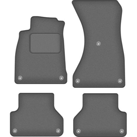 Alfombrillas de grafito para Audi A4 B9 Sportback, Sedan, Station Wagon, Avant, Allroad (2015-) (1/5)