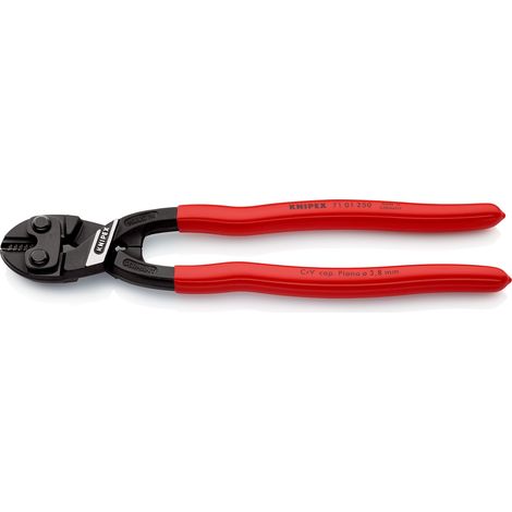 KNIPEX 71 01 250 CoBolt® XL Cortabulones compacto recubiertos de plástico Negro atramentado 250 mm