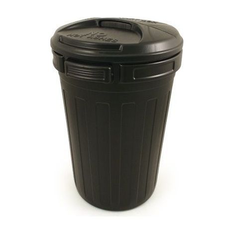 Rs Pro – Poubelle automatique en polyéthylène 80L – Couvercle hermétique – Pour espaces confinés – Résistante aux chocs et aux UV