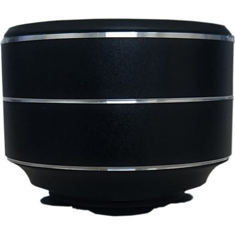 Noir, mini haut-parleur Bluetooth TWS conduction sonore, portable, stéréo HiFi, boîtier métal, autonomie longue (1/4)