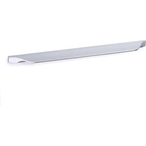 REI – Manche en aluminium anodisé mat 200x8x20mm – Inserts 160mm pour fixation – Design contemporain pour projets de bricolage