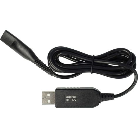 vhbw Charging Cable compatible with Oral-B Genius D700.xxx.5, D701.5xx.5, D701.5xx.6, i 8000, 9900 Toothbrush - Power Cable, 120 cm, Black