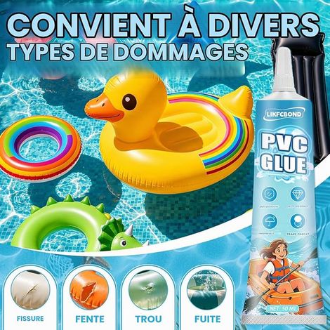 Swimming Pool Repair Kit, PVC Glue, 50 ml (1/4)