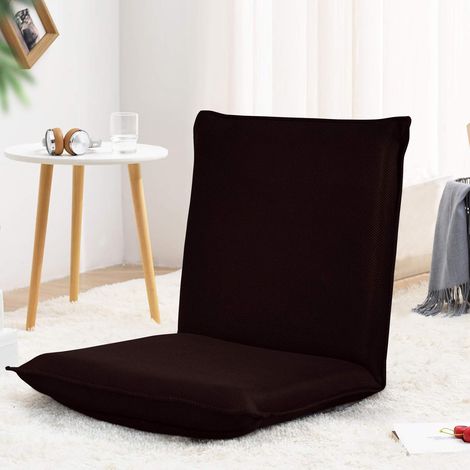 Costway – Chaise de sol pliable inclinable 6 positions – Revêtement tissu – Cadre métallique – Dimensions 44 x 54,5 x 53,5 cm – Poids 2,5 kg (1/5)