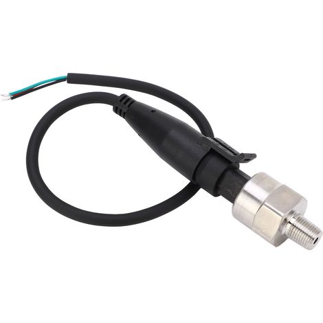 Capteur de pression acier inoxydable 0,5-4,5V, filetage 1/8" 27NPT, pour eau, huile et gaz, plage 0-20MPa, livré avec GS01525-02. (1/5)