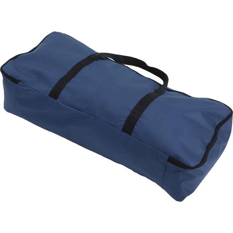 Sac de rangement Healeved robuste en tissu Oxford bleu pour accessoires barbecue avec grille (1/5)