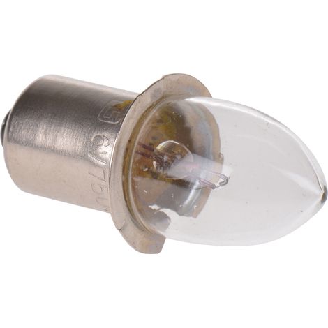 Rs Pro – Ampoule intérieure 6 V 750 mA – Culot P13.5s – Luminosité 62 lm – Durée de vie 20h – Ampoule krypton en forme d'olive (1/2)