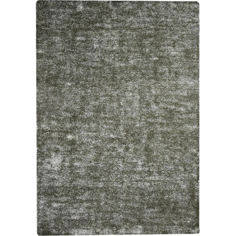 Tapis Vintage Tissé à la Main "Etna" Vert Olive 80 x 150 cm (1/4)
