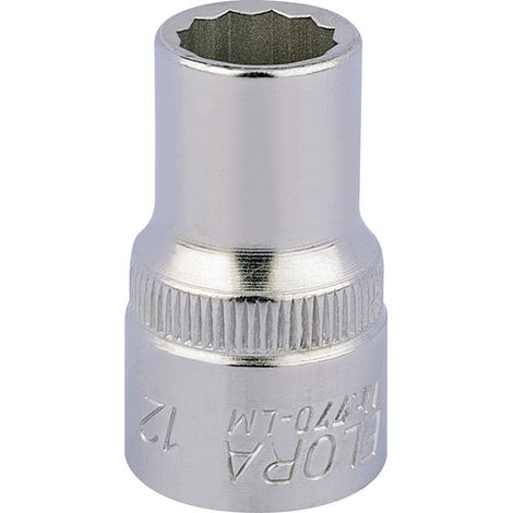 12mm 1/2-Inch Drive Bi-Hexagon Socket (24575) for Metric Fastening, Compatible with Elora and Draper Tools (1/5)