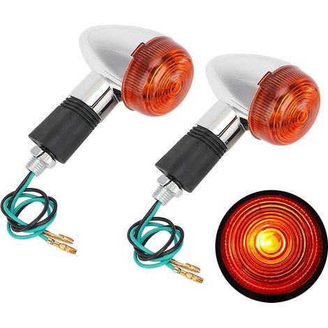 Clignotants Moto Universels Accessoires de Signalisation pour SUV Motorcycle Modification (1/3)