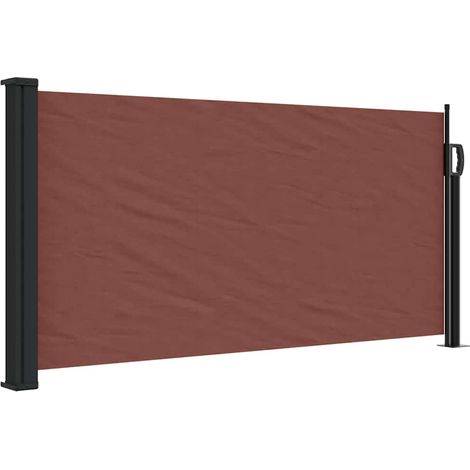 Tenda da Sole  Tenda parasole Laterale Retrattile Marrone 100x300 cm (1/4)