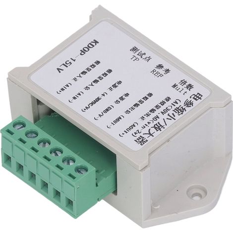 Convertisseur élévateur/abaisseur CC à plage réglable, amplification et réduction de tension du signal analogique, alimentation KDOP 15LV (1/5)