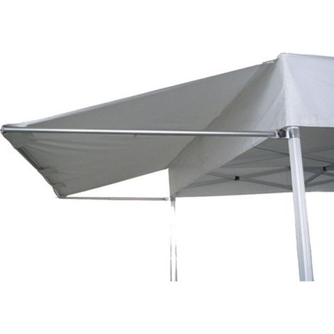 Extension soleil 4.5M pour tente pliante Pro Blanc