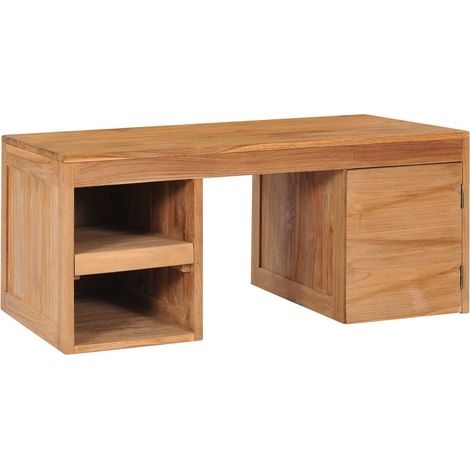 Table basse 90x50x40 cm bois de teck massif