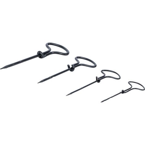 Bgs Technic – Vrilles à main 2022 – Set de 4 diamètres Ø 2,5 à 5 mm – Pour perçage précis dans divers matériaux – Emballage adapté tapisserie (1/3)