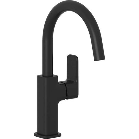 Kludi Renon - Grifo de lavabo, negro mate 420283975 (1/2)
