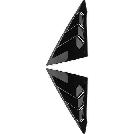 L'accessoire de fenêtre au design sportif améliore l'apparence du véhicule pour la dernière génération de berlines avec décoration de sortie d'air latérale triangulaire arrière (1/5)