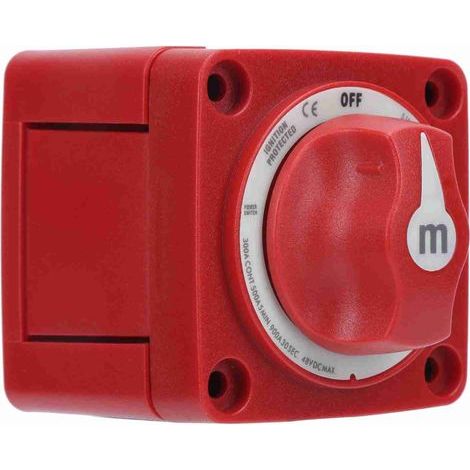 RiToEasysports Interrupteur de Batterie de Yacht Interrupteur de Batterie Marine de de 300A Réglage Continu 500A Intermittent 1500a Démarrage Évaluation en Cuivre étal (1/5)