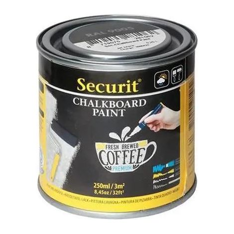 Securit Pintura Pizarra Negra 250 ml