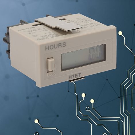 Compteur électrique numérique H7ETBVM (536 V CC) avec écran LCD à 6 chiffres (1/5)