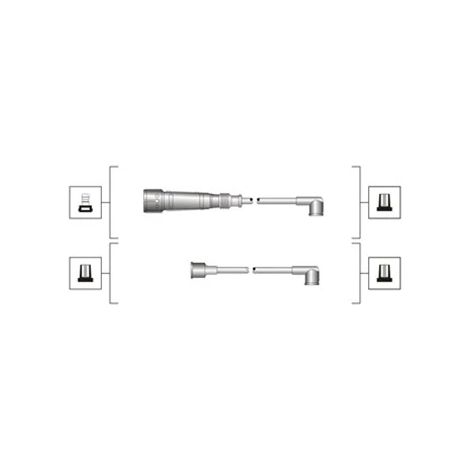 Kit de câbles d'allumage Magneti Marelli 941319170026 SEAT