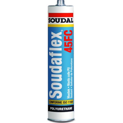 Mastic-colle SOUDAL Soudaflex 45FC - Noir - 300ml - 120666
