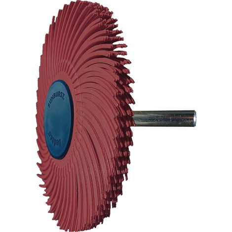 Spazzola rotante Sunburst Ø76mm K.220 Rosso 10000min(unknown)¹