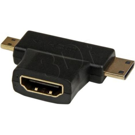 Akyga AK-AD-23 HDMI/F - miniHDMI/M - microHDMI/M Adapter (1/3)