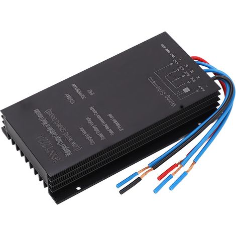 Contrôleur d'éolienne générateur de puissance MPPT charge 12V 24V IP67 étanche