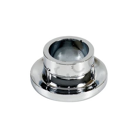 Rosette für Überlaufloch 15 mm verchromter Kunststoff (1/2)