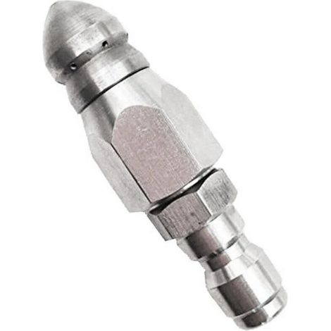 Boquilla de chorro de agua para hidrolavadora  de acero inoxidable, diseño duradero, conector rápido de 1/4 de pulgada.
