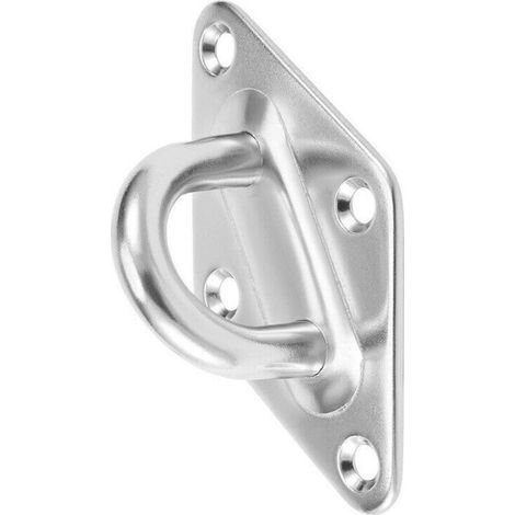Loquet de porte en acier inoxydable en forme de diamant, anneau de suspension, boucle de fixation, loquet de porte avec anneau, accessoires de quincaillerie marine, acier inoxydable 316-5 mm. (1/3)