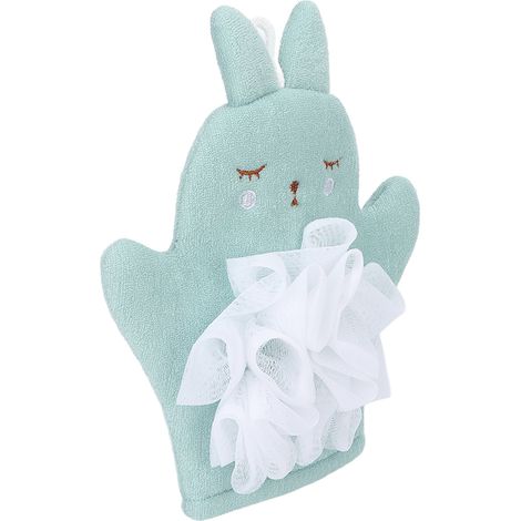 Gant Exfoliant Douche Animaux Mignons, Exfoliation Corporelle et Massage Anti Peaux Mortes (1/5)
