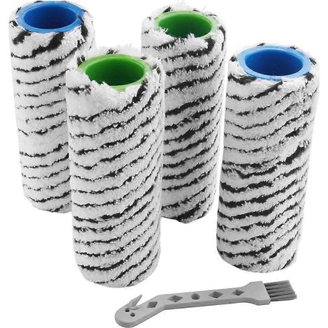 4-teiliges Walzenbürsten-Set für Kärcher FC7, FC7 Premium, FC5, FC5 Premium und FC3 Akku-Bodenreiniger (1/5)