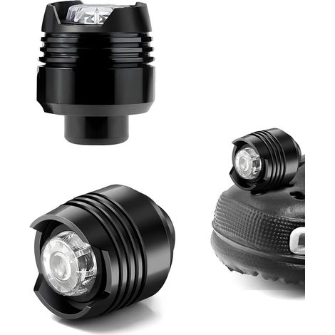 Lampe pour chaussures Crocs, accessoires d'éclairage décoratifs, lampe torche étanche, accessoires pour chaussures