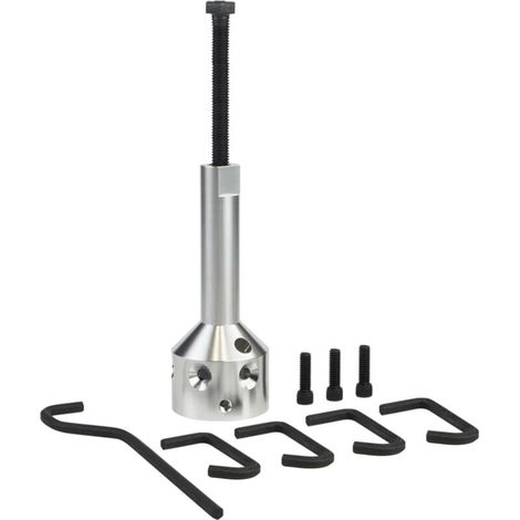 Extractor de rueda de ventilador de cubo, extractor de aspas de ventilador, ideal para ejes de motor de transmisión por correa de 5/8" y 1/2" y transmisión directa (1/4)