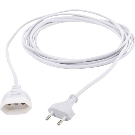 HAWA R695 Alimentazione Prolunga 2.5 A Bianco 3.00 m H03VVH2-F 2X 0,75 mm² piatto