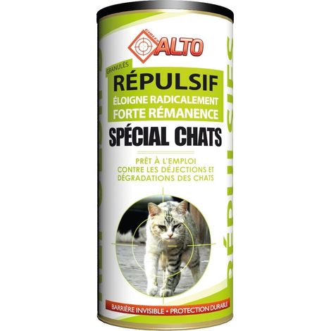 Repelente en gránulos para gatos especiales Listo para usar Alto - Caja 400 G - Alto