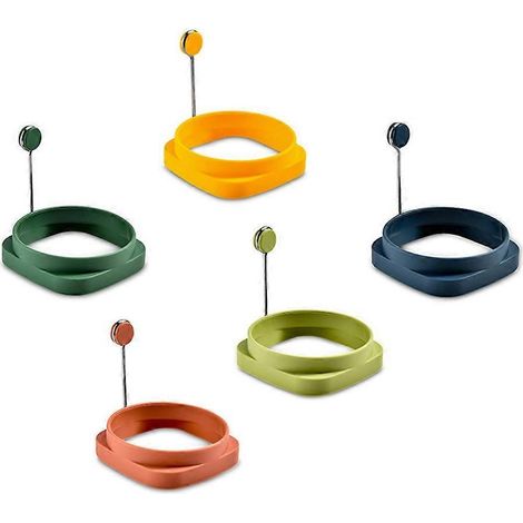 Anneaux à œufs pour cuisson, moule à omelette réutilisable, accessoire de petit-déjeuner (1/4)